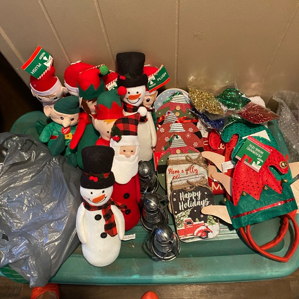 box of 50 ornaments MIXED XMAS perfect for the crafter or the decorator.